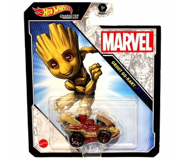 HOT WHEELS CHARACTER CARS MARVEL GROOT GO-KART MATTEL