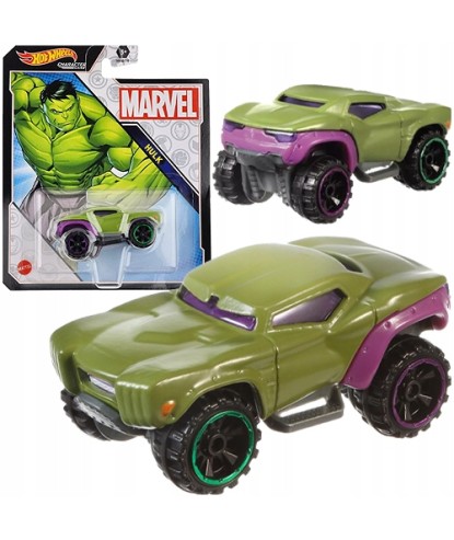 HOT WHEELS MARVEL HULK AUTO SAMOCHODZIK METALOWY KOLEKCJONERSKI MATTEL