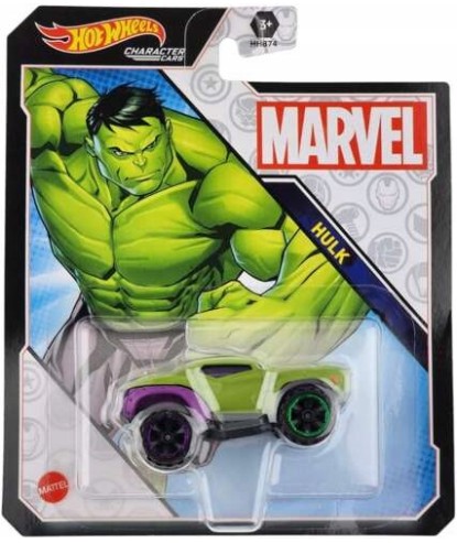 HOT WHEELS MARVEL HULK AUTO SAMOCHODZIK METALOWY KOLEKCJONERSKI MATTEL