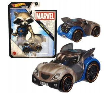 HOT WHEELS MARVEL ROCKET RACCOON AUTO SAMOCHODZIK METALOWY MATTEL