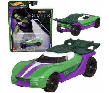 HOT WHEELS MARVEL SHE-HULK AUTO SAMOCHODZIK METALOWY KOLEKCJONERSKI MATTEL