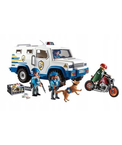 PLAYMOBIL 71597 ACTION HEROES TRANSPORTER PIENIĘDZY