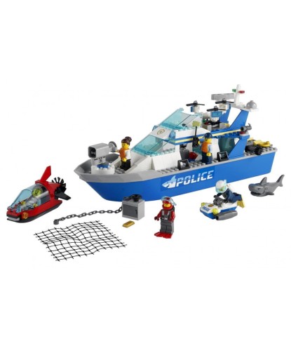 LEGO City 60277 Policyjna łódź patrolowa