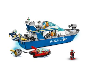 LEGO City 60277 Policyjna łódź patrolowa