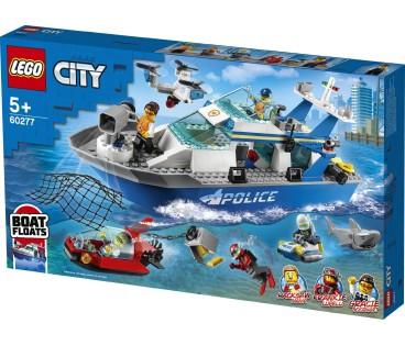 LEGO City 60277 Policyjna łódź patrolowa