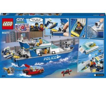 LEGO City 60277 Policyjna łódź patrolowa