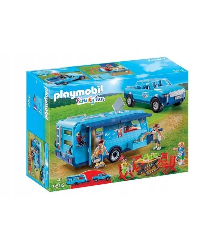 Playmobil FunPark 9502 – Samochód  z Przyczepą Kempingową