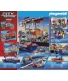 Playmobil City Action 70769 Duży kontenerowiec z łodzią służb celnych