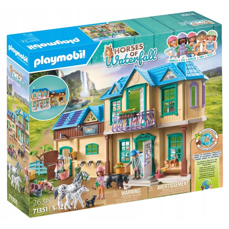 PLAYMOBIL Horses of Waterfall 71351 STADNINA KONI