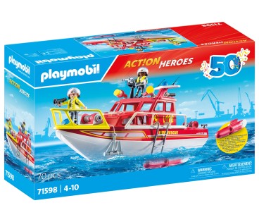 Playmobil Action Heroes 71598 Łódź ratownicza straży pożarnej