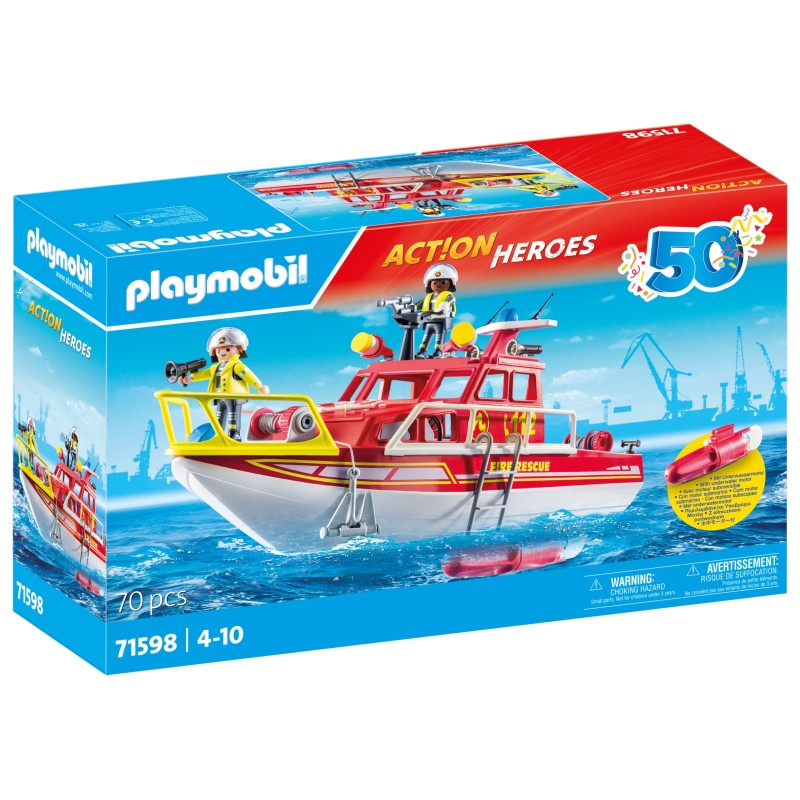 Playmobil Action Heroes 71598 Łódź ratownicza straży pożarnej