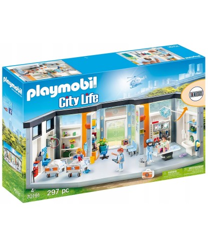 Playmobil City Life 70191 Szpital z wyposażeniem