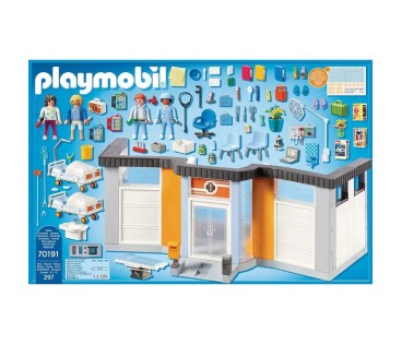 Playmobil City Life 70191 Szpital z wyposażeniem