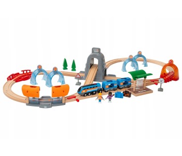 Brio 33972 Zestaw kolejki z tunelami Brio World Smart Tech