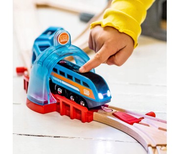 Brio 33972 Zestaw kolejki z tunelami Brio World Smart Tech