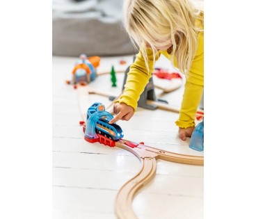 Brio 33972 Zestaw kolejki z tunelami Brio World Smart Tech