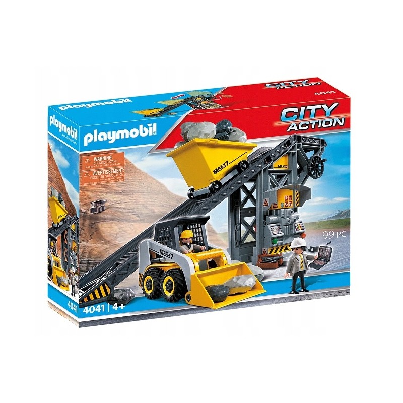 Playmobil City Action 4041 System przenośników z ładowarką