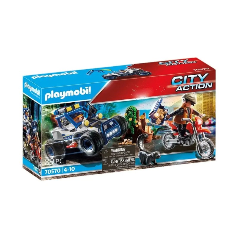 Playmobil City Action 70570 Pościg za złodziejem skarbu
