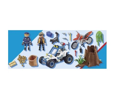 Playmobil City Action 70570 Pościg za złodziejem skarbu