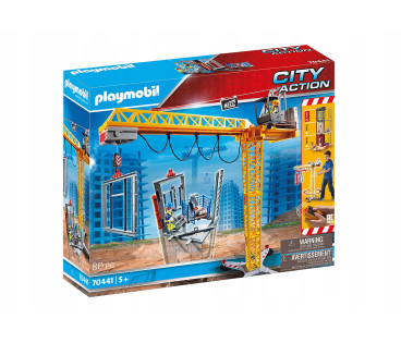 Playmobil City Action 70441 Żuraw- budowa