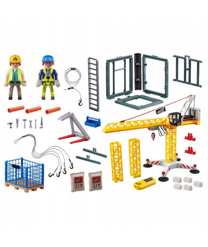 Playmobil City Action 70441 Żuraw- budowa