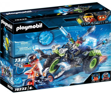 Playmobil 70232 Top Agents Lodowy trójkołowiec