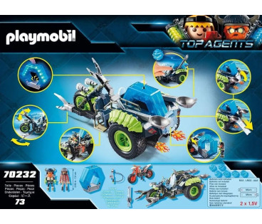 Playmobil 70232 Top Agents Lodowy trójkołowiec