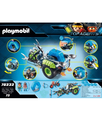 Playmobil 70232 Top Agents Lodowy trójkołowiec
