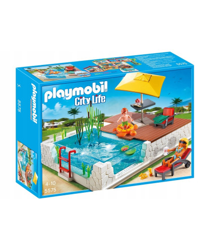 Playmobil 5575 City Life Taras z basenem