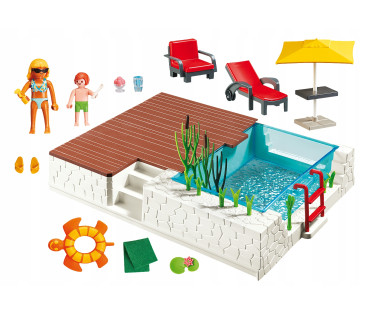 Playmobil 5575 City Life Taras z basenem