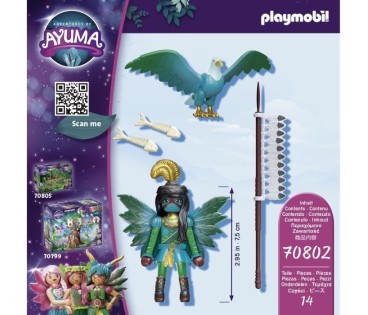 Playmobil Ayuma 70802 Knight Fairy z tajemniczym zwierzątkiem