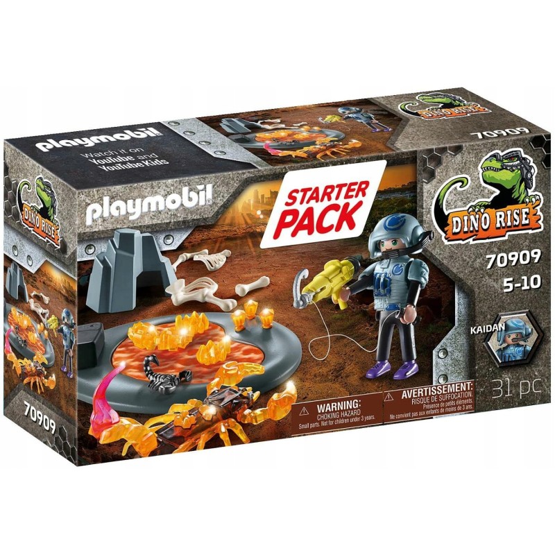 Playmobil 70909 Dino Rise Walka z ognistym skorpionem