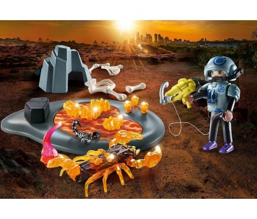 Playmobil 70909 Dino Rise Walka z ognistym skorpionem