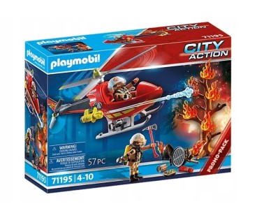 Playmobil City Action 71195 Helikopter strażacki