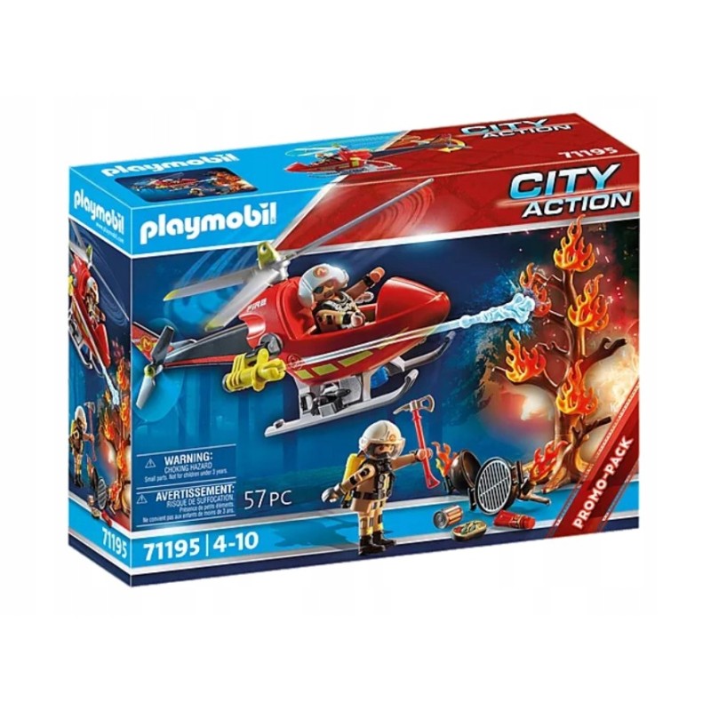 Playmobil City Action 71195 Helikopter strażacki