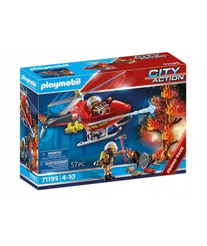 Playmobil City Action 71195 Helikopter strażacki