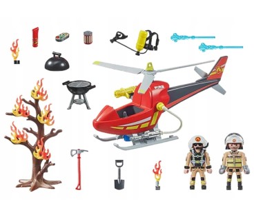 Playmobil City Action 71195 Helikopter strażacki