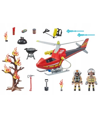 Playmobil City Action 71195 Helikopter strażacki