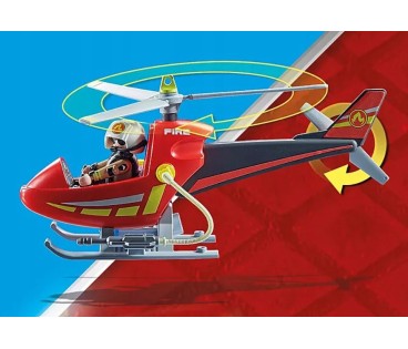 Playmobil City Action 71195 Helikopter strażacki