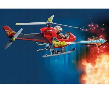 Playmobil City Action 71195 Helikopter strażacki