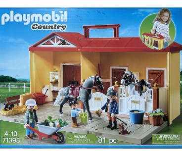 Playmobil Country 71393 Przenośna Stajnia