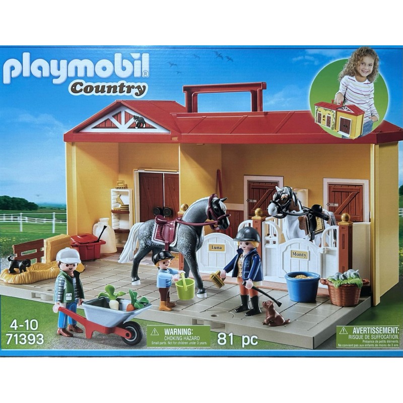 Playmobil Country 71393 Przenośna Stajnia