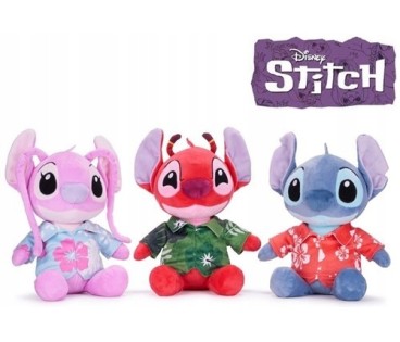 Stitch Maskotka 30cm Pluszak Zielona hawajska Koszula Oryginalny