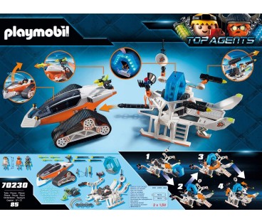 Playmobil 70230 Top Agents pojazd gąsienicowy