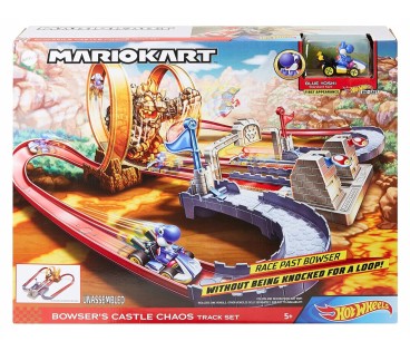 Hot Wheels Zestaw Mario Kart Chaos na zamku Bowsera GNM22