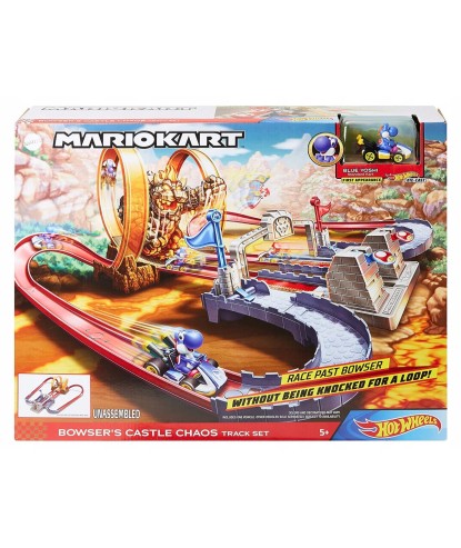 Hot Wheels Zestaw Mario Kart Chaos na zamku Bowsera GNM22